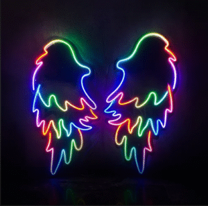 NEON SIGN WINGS..