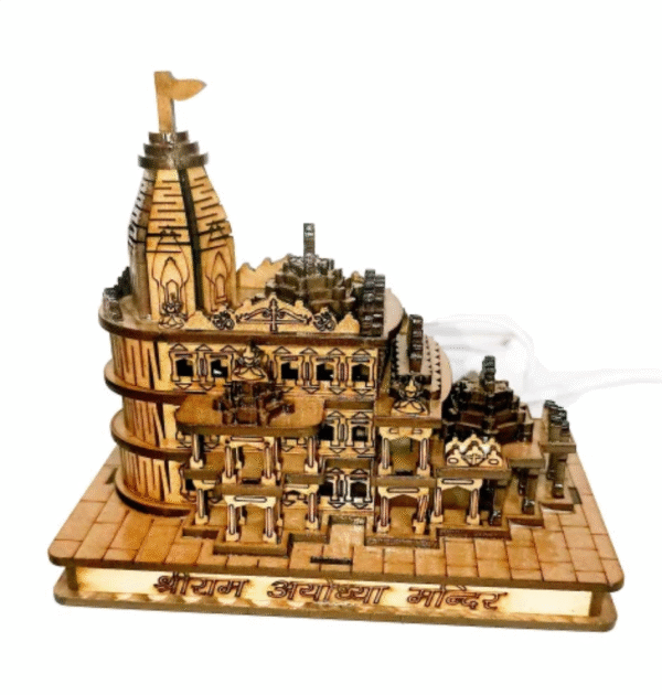 RAM MANDIR 3d wooden